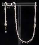 Victorian Pink Velvet Custom Leash<br />