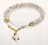 Champagne Crystal Cascade Necklace<br />