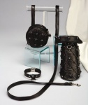Ebony Walking Bag<br />Coat, leash, collar and bag sold separately
