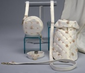 Ivory Coat<br />Coat, leash, collar and bag sold separately