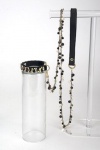 Animal Melange Jewelry Chain Leash<br />Collar and leash sold separately